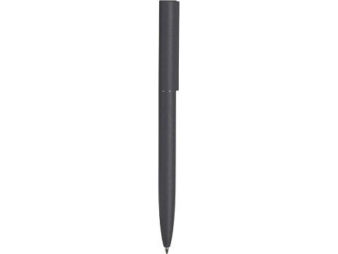 Шариковая металлическая ручка Minimalist софт-тач, антрацит - рис 3.