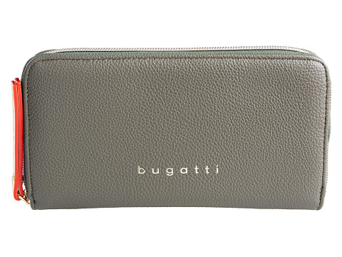 Кошелёк женский BUGATTI ЭЛЛА | ELLA, тёмно-коричневый, полиуретан, 19х2х10 см - рис 2.