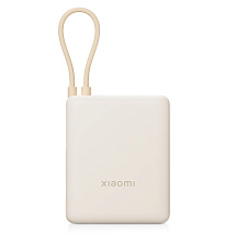 Внешний аккумулятор со встроенным кабелем 22.5W Xiaomi Power Bank 10000mAh (Integrated Cable) Tan GL