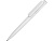 Ручка пластиковая шариковая Umbo, белый/черный - миниатюра