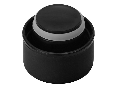 Вакуумная термобутылка Cask Waterline, soft touch, 500 мл, тубус, черный - рис 5.