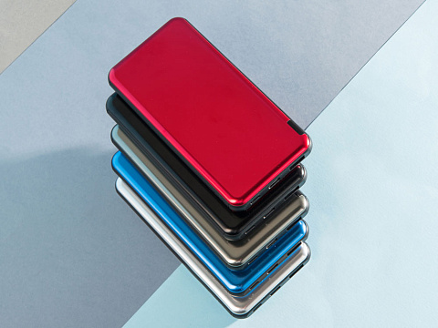 Внешний аккумулятор Forge v.2 металл,  10000mah, синий - рис 11.