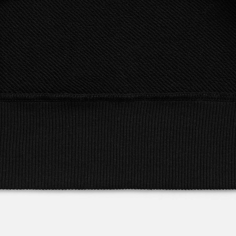 Толстовка унисекс оверсайз Ziplink Terry, черная - рис 6.