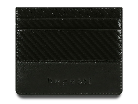 Портмоне для кредитных карт BUGATTI КОМЕТА | COMET, с защитой данных RFID, черное, натуральная воловья кожа, 10,2х0,2х8,2 см - рис 2.