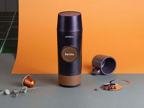 Портативная кофемашина Rombica Barista CTG-1 с логотипом Rombica - рис 8.