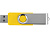 Флеш-карта USB 2.0 32 ГБ Квебек, желтый - миниатюра - рис 4.