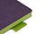 Ежедневник А5 датированный Boston 2027, фиолетовый с салатовым обрезом - миниатюра - рис 5.