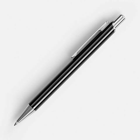 Ручка шариковая Arvent Glossy, черная - рис 4.