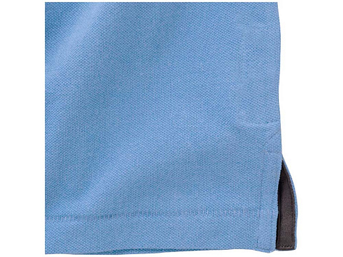 Calgary мужская рубашка-поло с коротким рукавом, голубой - рис 8.