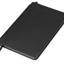 Блокнот Notepeno А5 с тонированными линованными страницами, черный