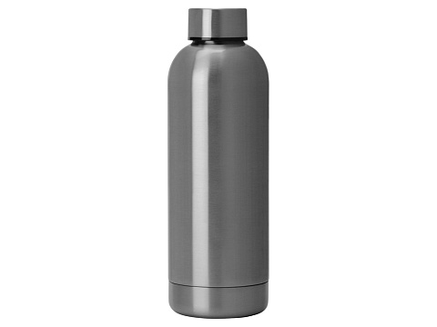 Вакуумная термобутылка Cask Waterline, 500 мл, серебристый глянцевый - рис 3.