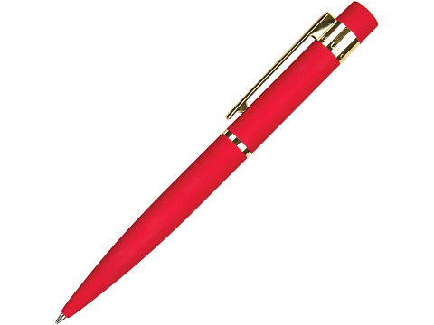 Ручка шариковая автоматическая BrunoVisconti VERONA цвет корпуса красный, soft-touch, 1 мм, синяя