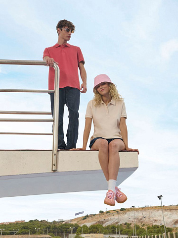 Рубашка поло женская Pacific Women, красная - рис 7.