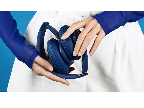Беспроводные наушники Rombica MySound BH-14 Blue - рис 11.
