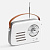 Bluetooth-колонка с радио Retronica, белая - миниатюра - рис 2.