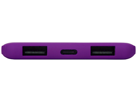 Портативное зарядное устройство Reserve с USB Type-C, 5000 mAh, фиолетовый - рис 6.