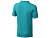 Calgary мужская рубашка-поло с коротким рукавом, аква - миниатюра - рис 2.