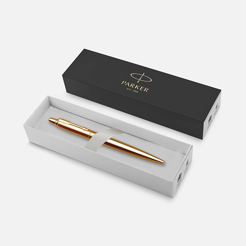 Ручка шариковая Parker Jotter Gold GT - рис 5.