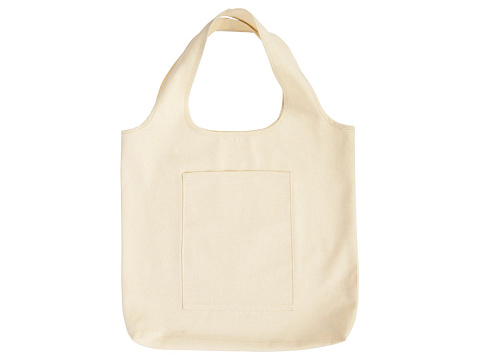 Сумка-шоппер Vest  long из хлопка 340 г/м2, натуральный - рис 6.