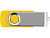 Флеш-карта USB 2.0 8 ГБ Квебек, желтый - миниатюра - рис 3.