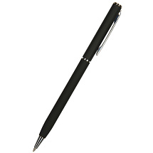 Ручка шариковая автоматическая BrunoVisconti® PALERMO цвет корпуса черный, soft-touch, 0.7 мм