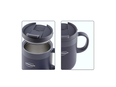Термокружка из нерж. стали тм THERMOcafe TCCM-460SY (OGY) 0,46L - рис 3.