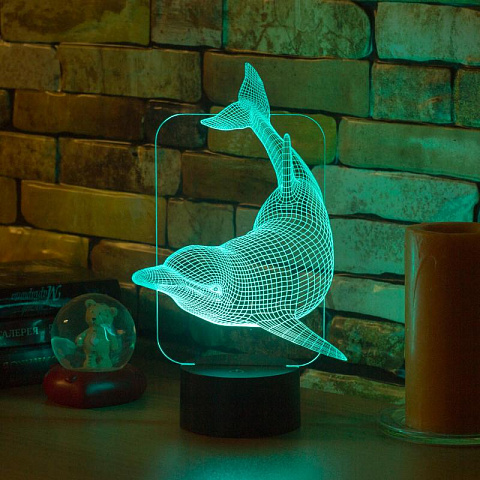 3D светильник Дельфин - рис 6.