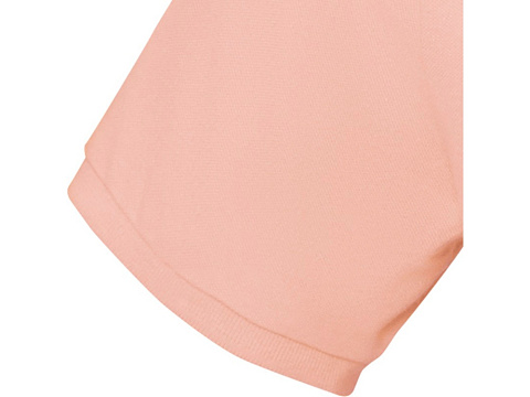 Calgary мужская рубашка-поло с коротким рукавом, pale blush pink - рис 5.
