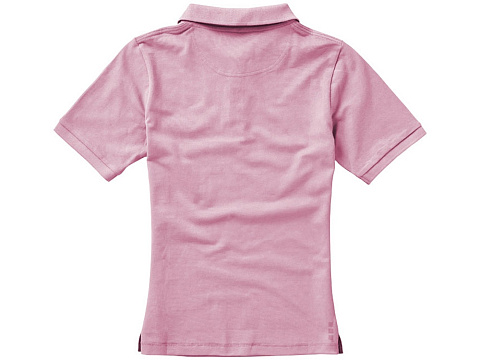 Calgary женская рубашка-поло с коротким рукавом, light pink - рис 3.