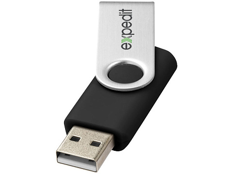 USB-флешка на 16 Гб Rotate Basic, черный - рис 4.