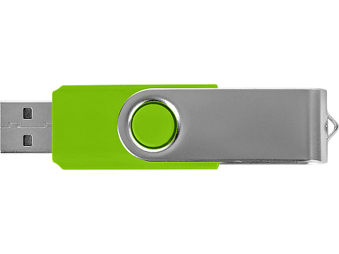Флеш-карта USB 2.0 16 ГБ Флэш С1, зеленое яблоко - рис 4.