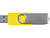 Флеш-карта USB 2.0 16 ГБ Флэш С1, желтый - миниатюра - рис 4.