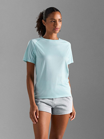 Футболка спортивная женская Vortex Women, молочно-белая - рис 6.