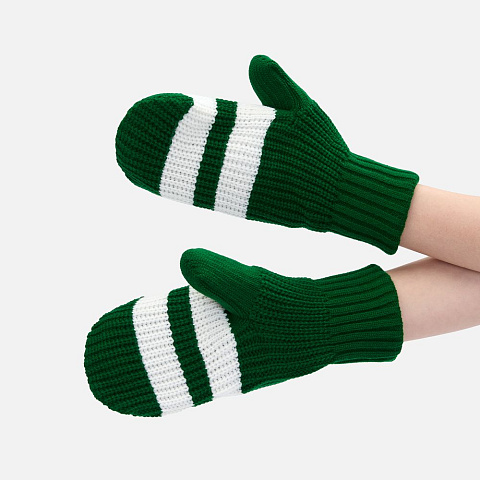Варежки Winwear, зеленые (глубокий зеленый) - рис 3.