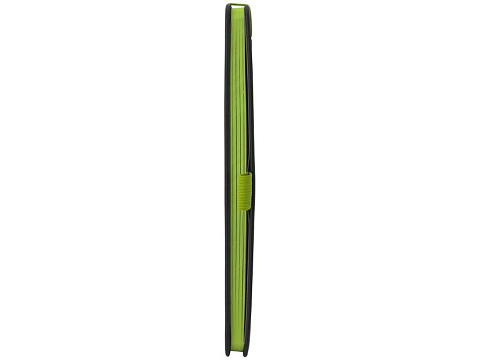 Блокнот Color edge A5, черный/лайм - рис 4.