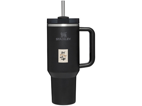 Stanley Quencher H2.0 термокружка 1200 мл - сплошной черный - рис 3.