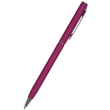 Ручка шариковая автоматическая BrunoVisconti® PALERMO цвет корпуса бордовый, soft-touch, 0.7 мм