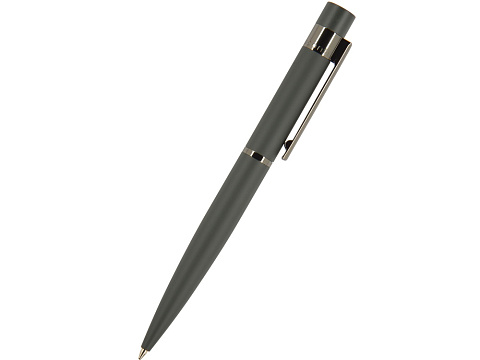 Ручка шариковая автоматическая BrunoVisconti VERONA цвет корпуса серый, soft-touch, 1 мм, синяя