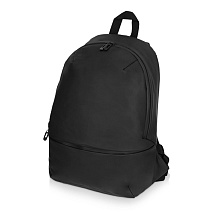 Рюкзак Glam для ноутбука 15'' из мягкой экокожи, черный