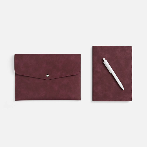 Набор Urban Folder, бордовый - рис 4.