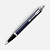 Ручка шариковая Parker IM Core Matte Blue CT, темно-синяя с черным - миниатюра