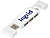 Mulan Двойной USB 2.0-хаб, белый - миниатюра - рис 6.