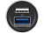 Адаптер автомобильный USB с функцией быстрой зарядки QC 3.0 TraffIQ, черный/серебристый - миниатюра - рис 3.