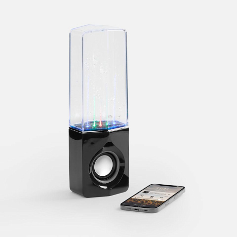 Bluetooth-колонка с поющим фонтаном Fuente, черная - рис 3.
