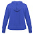 Толстовка женская Hooded Full Zip ярко-синяя - миниатюра - рис 4.