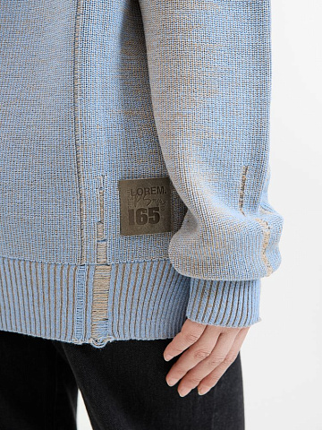Джемпер Denim на заказ, полушерсть - рис 9.