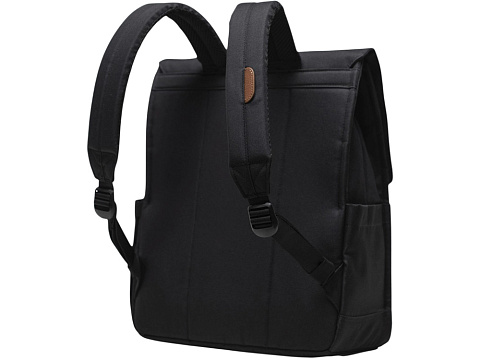 Herschel City рюкзак из переработанного материала объемом 16 л - сплошной черный - рис 3.