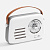 Bluetooth-колонка с радио Retronica, белая - миниатюра - рис 3.