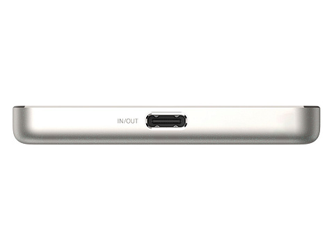 Внешний аккумулятор Xiaomi Super Slim Magnetic Power Bank 5000 Gold - рис 4.