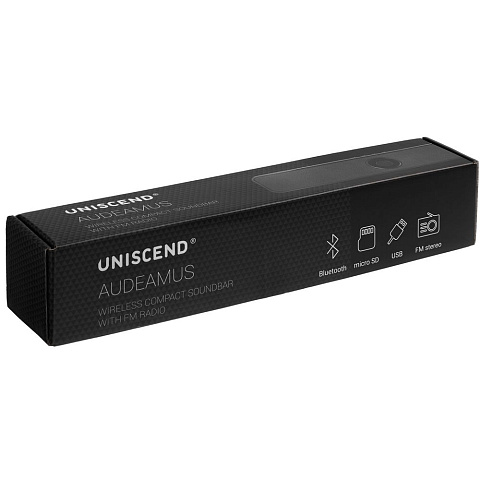 Беспроводная стереоколонка Uniscend Audeamus, белая - рис 9.